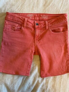 Vans coral cut offs 28